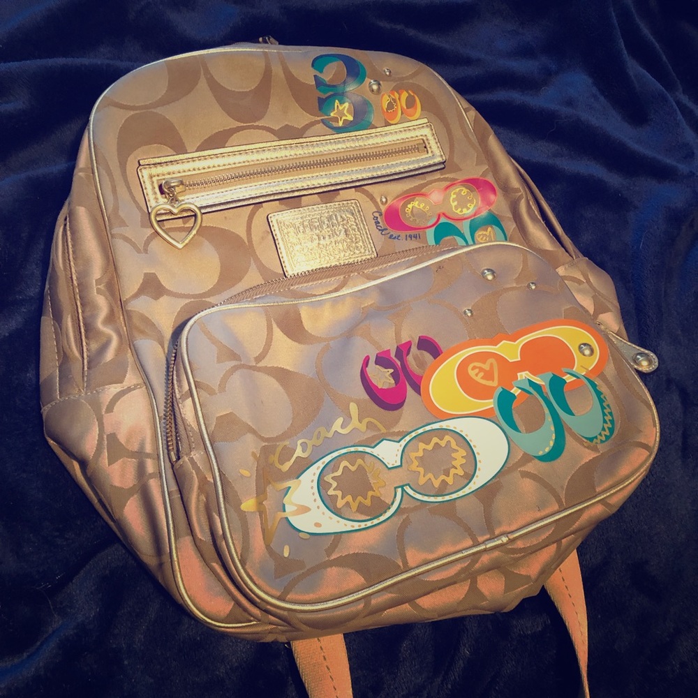 Coach Signature (Poppy Series) Backpack